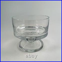 4 Vintage Claus Josef Riedel CJR Crystal Dessert Coupette Glass Dish 1950's RARE