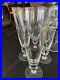 4 Vintage Crystal Etched Sasaki Wheat Pilsner Glasses WithIce Bucket-Set