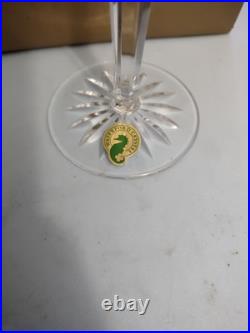4 Waterford Crystal Clarendon Ruby Wine Glass set/new in box
