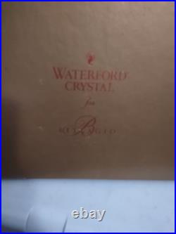 4 Waterford Crystal Clarendon Ruby Wine Glass set/new in box