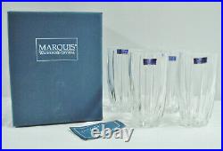 4 Waterford Crystal Marquis Omega Hi Ball Glasses Highball Glass Set NIB