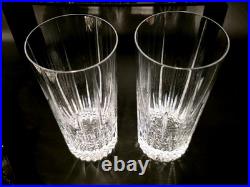 (449) RETIRED Mikasa Arctic Lights Executive Highball Glasses Set Of 8 MINT