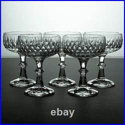 5 Elegant Lead Crystal Champagne Glasses Germany Zwiesel Celebrate