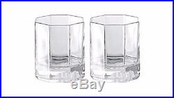 $525 6 Piece set Versace Rosenthal Crystal Lumiere Whisky Glasses