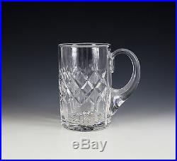 5pc Cartier Crystal Beer or Water Pitcher & Mug Set in Pattern CTC3