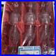 6 Bohemia Crystal Crystalex Thistle Pattern Wine Glasses 6 1/4 Tall