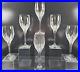 (6) Mikasa Flame D’Amore Water Goblets Set Crystal Clear Cut Etched Stemware Lot