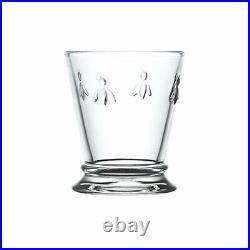 6 Pack Tumblers Set 9 oz Clear Glass Glassware Drinking Water Glasses Kitchen