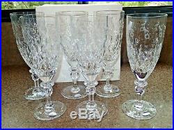 6 Rogaska Gallia crystal Ice Tea Glasses 6 in the set New Old Stock