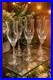 (6) Vintage Mikasa Ardmore Crystal Champagne Flutes, 1982-1993 Now Discontinued