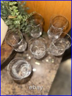 (6) Vintage Mikasa Ardmore Crystal Champagne Flutes, 1982-1993 Now Discontinued