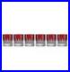 6 Waterford Crystal New Years Celebration Tumbler Set Red Lismore Diamond In Box