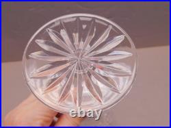 6 Waterford Lismore Wine Glasses Hocks 7 3/8 Tall Cut Crystal #2