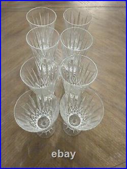 8 Tall Crystal Glass Set Of 8