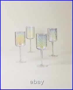 897500 Tuscany Classics Iridescent Set of 4 Glasses White Wine