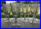 9 Cambridge Glass ROSEPOINT Rose Point Etched Crystal 12oz Iced Tea Goblets Set