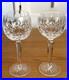 A Pair Of Vintage Waterford Crystal Lismore Balloon Wine Glasses-Set Of 2