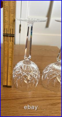 A Pair Of Vintage Waterford Crystal Lismore Balloon Wine Glasses-Set Of 2