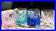 A Set of 4PCS-Color Boutique Handmade Crystal Glasses 7oz Perfect For Gift