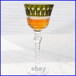 A Set of 7pcs Glass Hand Carved Stemware Glassware 150ml Christmas Gift