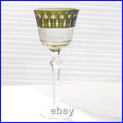 A Set of 7pcs Glass Hand Carved Stemware Glassware 150ml Christmas Gift