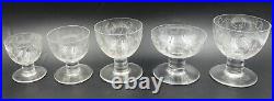 ART DECO French Baccarat Crystal Champs Elysees 58 Pieces Glassware Set