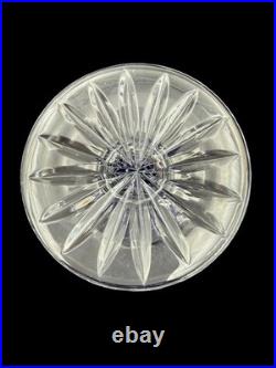 Ajka Arabella Hungarian 24% Lead Crystal Cut to Clear Iced Tea Glasses Set of 4