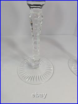 Ajka Marsala Wine Hock Glasses Crystal Clear Bohemia Hungary Set Of 4