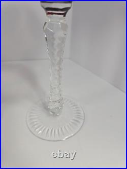 Ajka Marsala Wine Hock Glasses Crystal Clear Bohemia Hungary Set Of 4