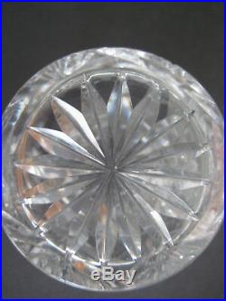 Antique American Brilliant Period Cut Crystal 8 oz Rock Glasses Set of 4