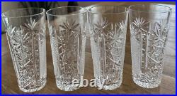 Antique Cut Glass Highball Glasses Set Of 4 Antique Cut Glass Highball Glasses Set Of 4