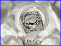 Antique Set (4) JOSEPHINENHUTTE JOSAIR CRYSTAL GLASS GOBLETS Acid MarkedGermany