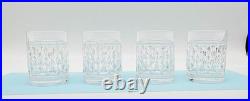 Aston Set of 4 Ralph Lauren Crystal Old Fashioned Cocktail Glasses 8 oz Tumblers