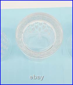 Aston Set of 4 Ralph Lauren Crystal Old Fashioned Cocktail Glasses 8 oz Tumblers