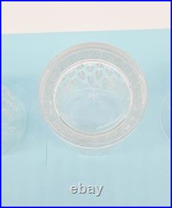 Aston Set of 4 Ralph Lauren Crystal Old Fashioned Cocktail Glasses 8 oz Tumblers