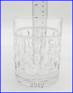 Aston Set of 4 Ralph Lauren Crystal Old Fashioned Cocktail Glasses 8 oz Tumblers