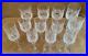 Atlantis Moselle Wine Cut Lead Crystal Goblets & Flutes set of 12 pc champagne