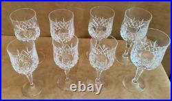 Atlantis Moselle Wine Cut Lead Crystal Goblets & Flutes set of 12 pc champagne