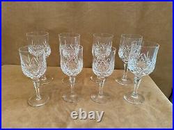 Atlantis Moselle Wine Cut Lead Crystal Goblets & Flutes set of 12 pc champagne