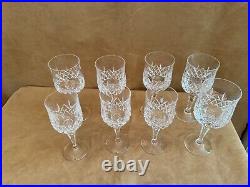 Atlantis Moselle Wine Cut Lead Crystal Goblets & Flutes set of 12 pc champagne