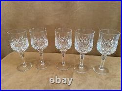 Atlantis Moselle Wine Cut Lead Crystal Goblets & Flutes set of 12 pc champagne