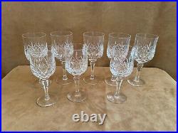 Atlantis Moselle Wine Cut Lead Crystal Goblets & Flutes set of 12 pc champagne