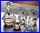 Authentic Set Crystal Decanter 6 Glass Bottle Whisky Wine Stopper Cognac #11