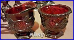 Avon 1897 Cape Cod Ruby Red Crystal Collection Lot 50 Pieces