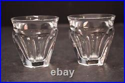 BACCARAT CRYSTAL HARCOURT CAFE SET #2805283 ESPRESSO Glasses Tumblers SET of 2