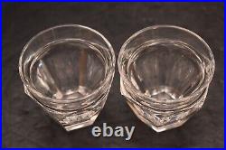 BACCARAT CRYSTAL HARCOURT CAFE SET #2805283 ESPRESSO Glasses Tumblers SET of 2