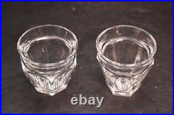 BACCARAT CRYSTAL HARCOURT CAFE SET #2805283 ESPRESSO Glasses Tumblers SET of 2