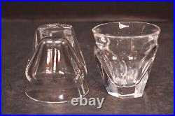 BACCARAT CRYSTAL HARCOURT CAFE SET #2805283 ESPRESSO Glasses Tumblers SET of 2