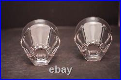 BACCARAT CRYSTAL HARCOURT CAFE SET #2805283 ESPRESSO Glasses Tumblers SET of 2