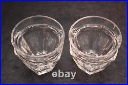 BACCARAT CRYSTAL HARCOURT CAFE SET #2805283 ESPRESSO Glasses Tumblers SET of 2